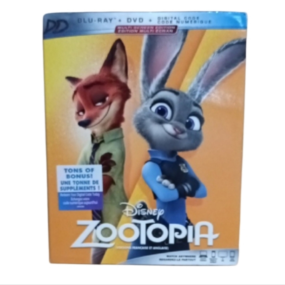 Disney Zootopia Blu-ray DVD NWT